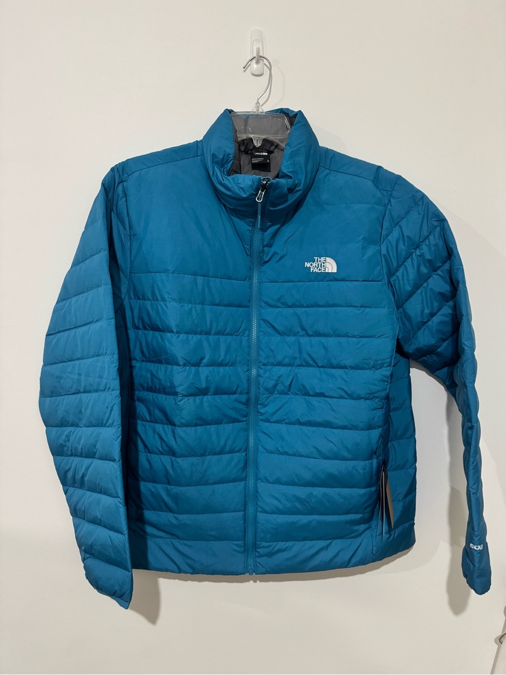 The North Face Men’s Teal Blue Quilted Insulated Puffer Jacket